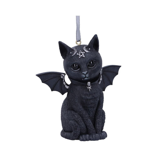 Malpuss Hanging Ornament 9.2cm Malpuss Black Bat Cat Hanging Decorative Ornament 9.2cm by Nemesis Now