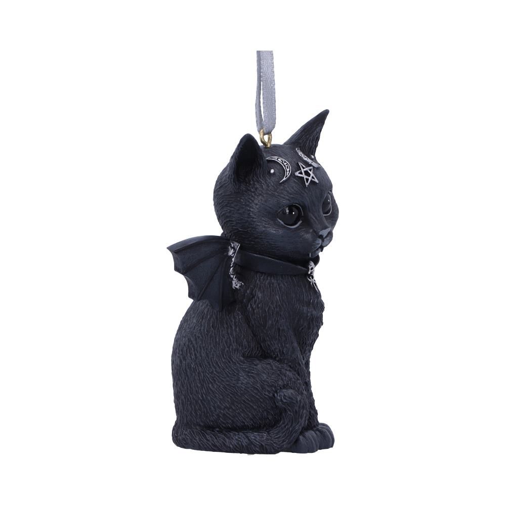 Malpuss Hanging Ornament 9.2cm Malpuss Black Bat Cat Hanging Decorative Ornament 9.2cm by Nemesis Now