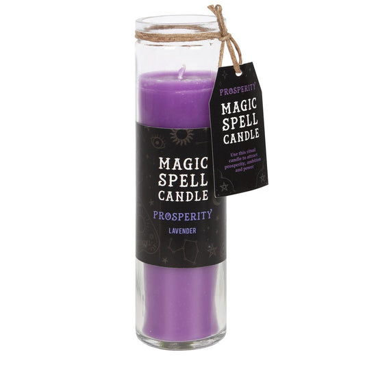 LAVENDER 'PROSPERITY' SPELL TUBE CANDLE