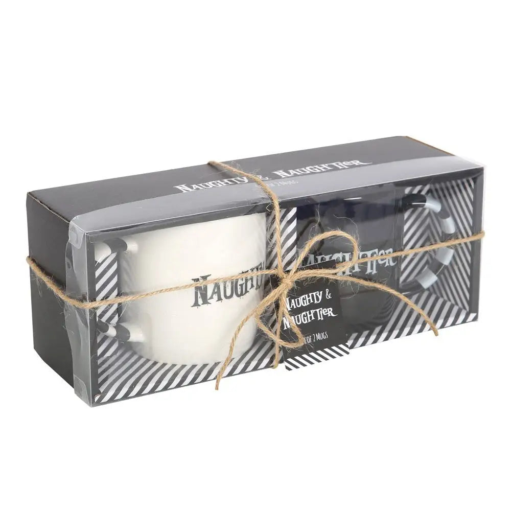 NAUGHTY AND NAUGHTIER COUPLES MUG SET - mugs