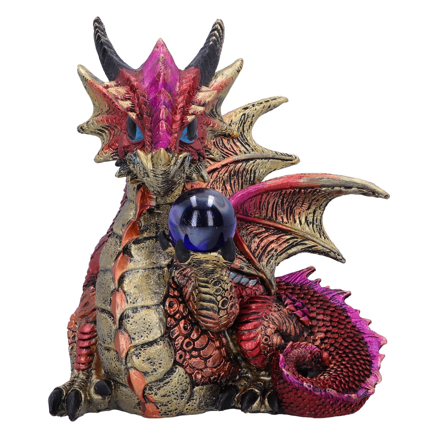 Orb Hoard (Red) 14.7cm Orb Hoard (Red) Dragon Figurine by Nemesis Now