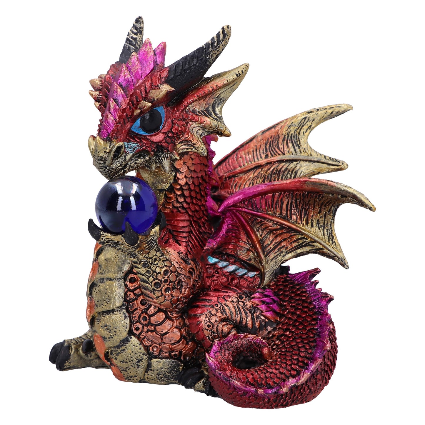 Orb Hoard (Red) 14.7cm Orb Hoard (Red) Dragon Figurine by Nemesis Now