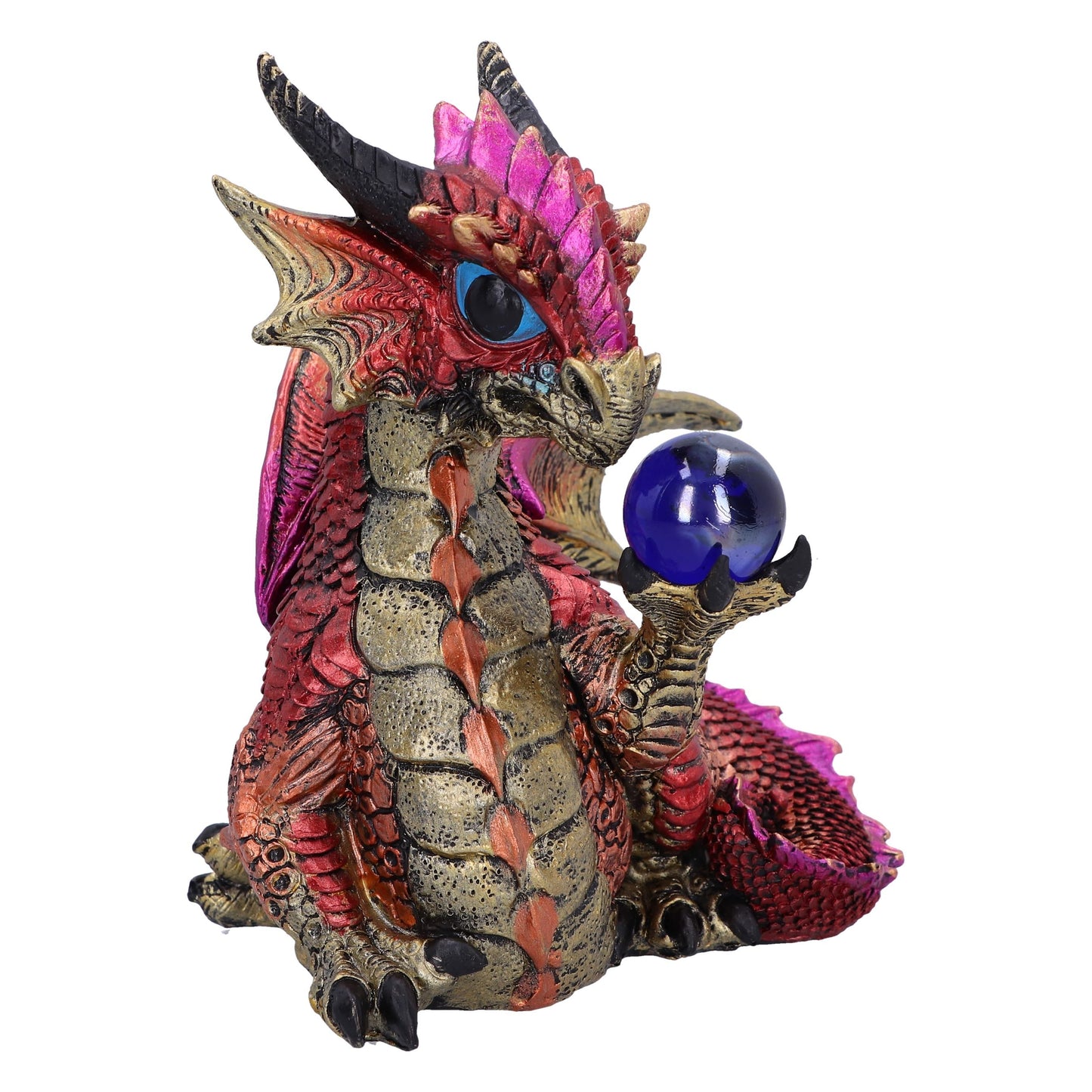 Orb Hoard (Red) 14.7cm Orb Hoard (Red) Dragon Figurine by Nemesis Now