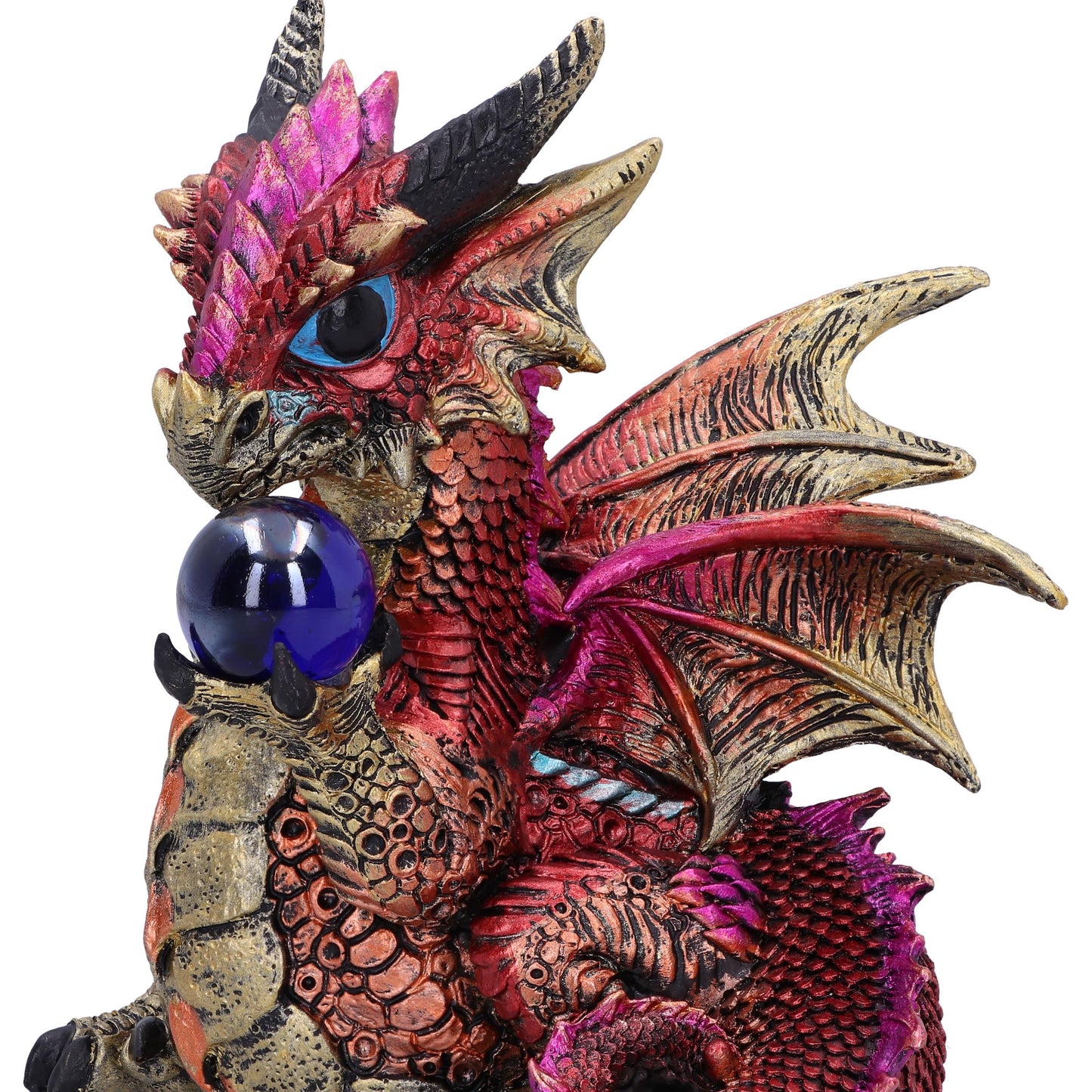 Orb Hoard (Red) 14.7cm Orb Hoard (Red) Dragon Figurine by Nemesis Now