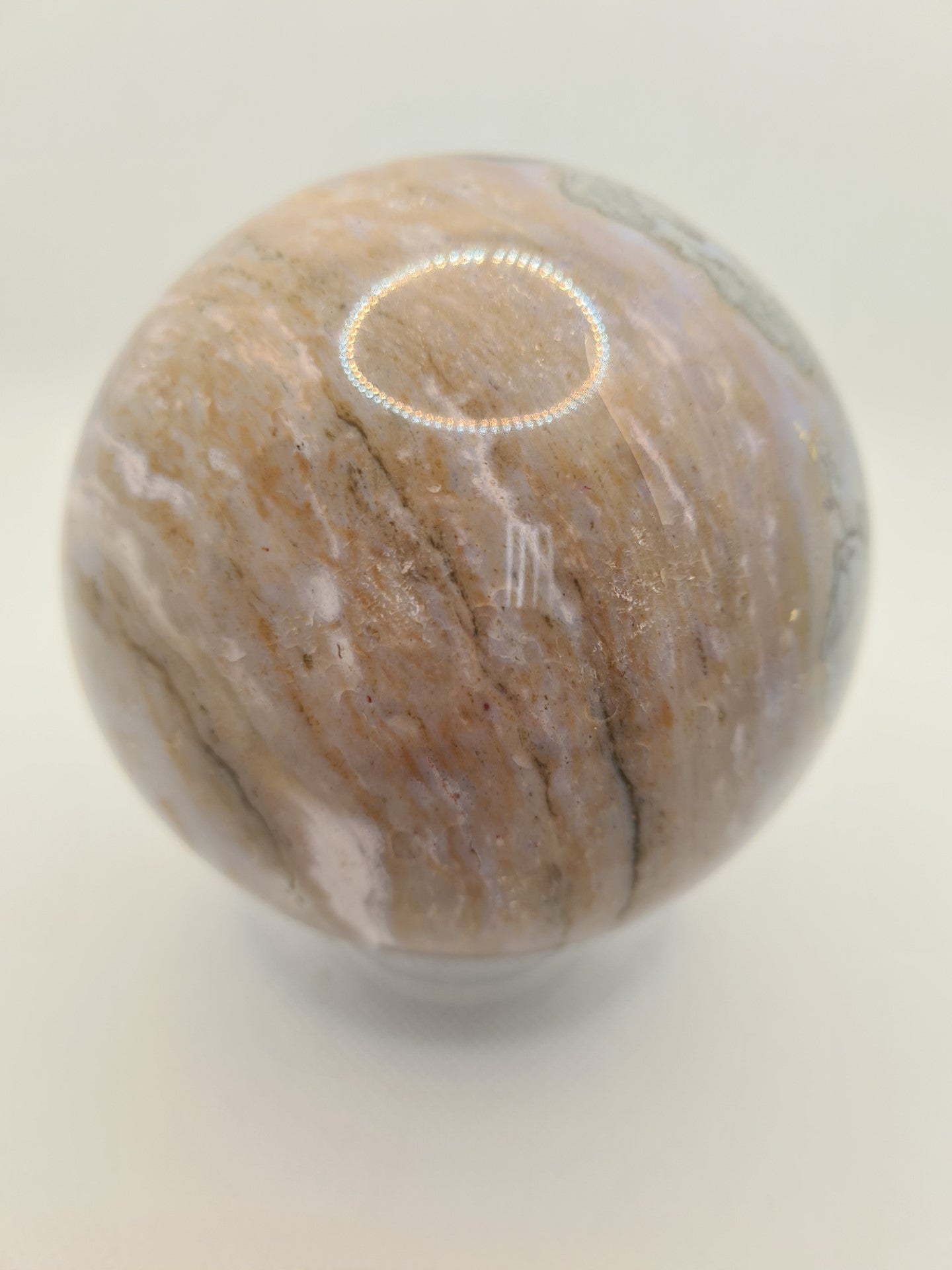 Large Ocean Jasper Sphere 1178g