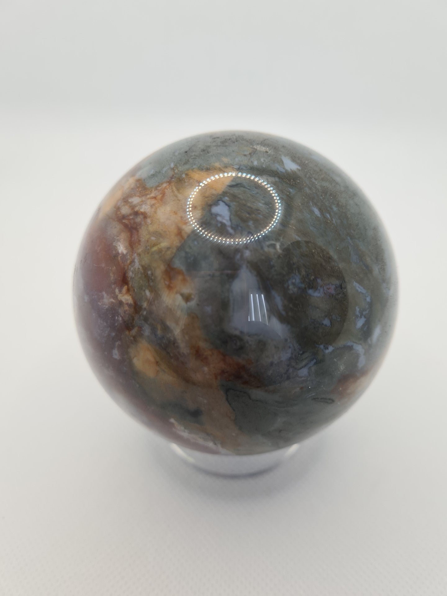 Large Ocean Jasper Sphere