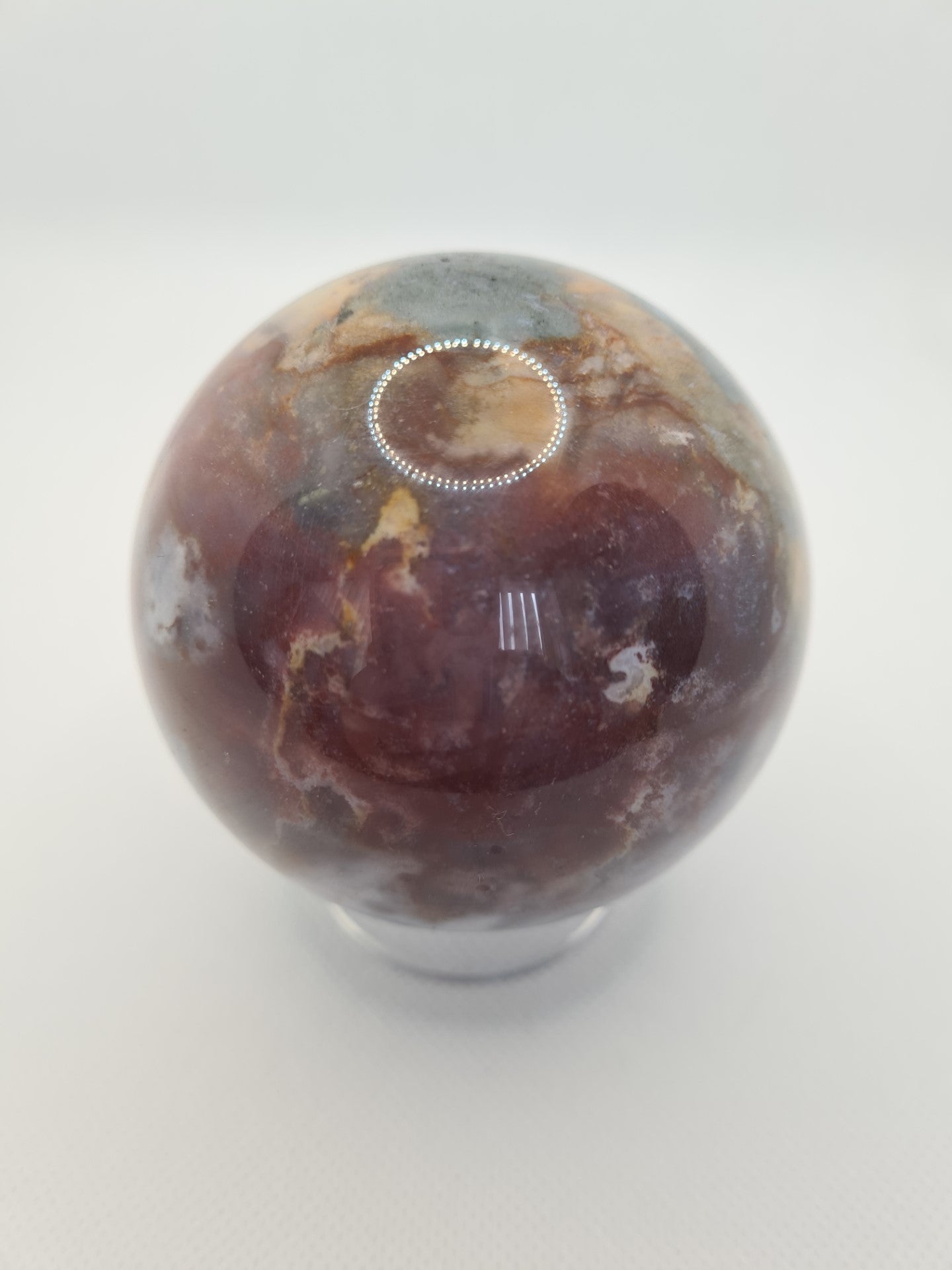 Large Ocean Jasper Sphere