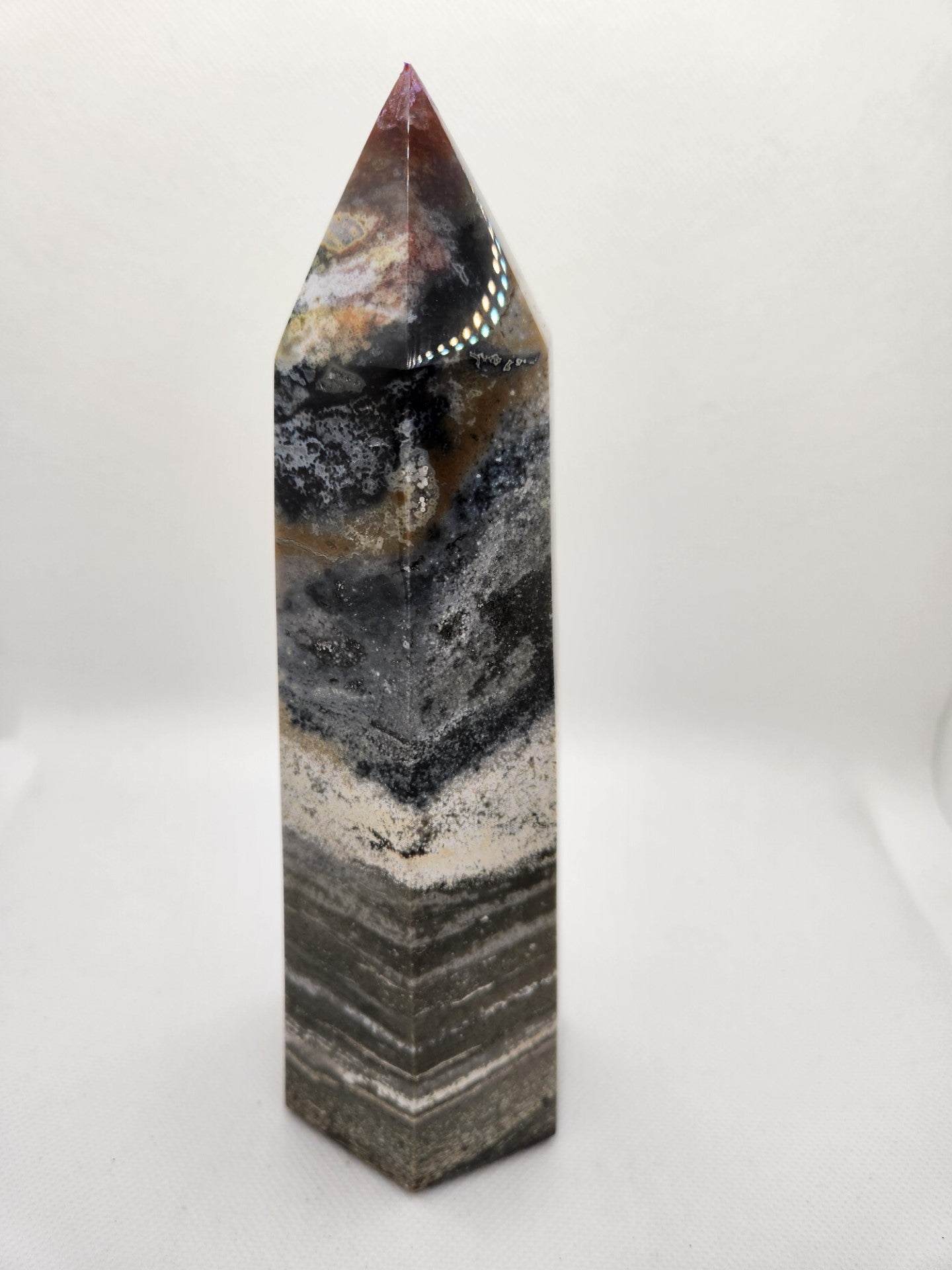 Large Ocean Jasper Tower/Point - 1007 g