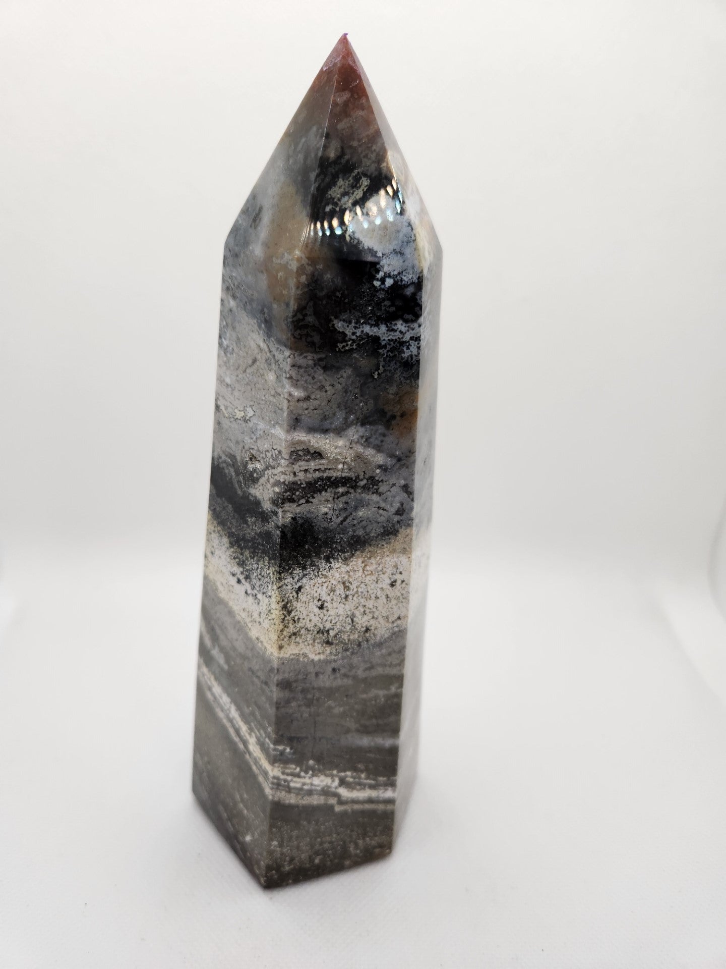 Large Ocean Jasper Tower/Point - 1007 g