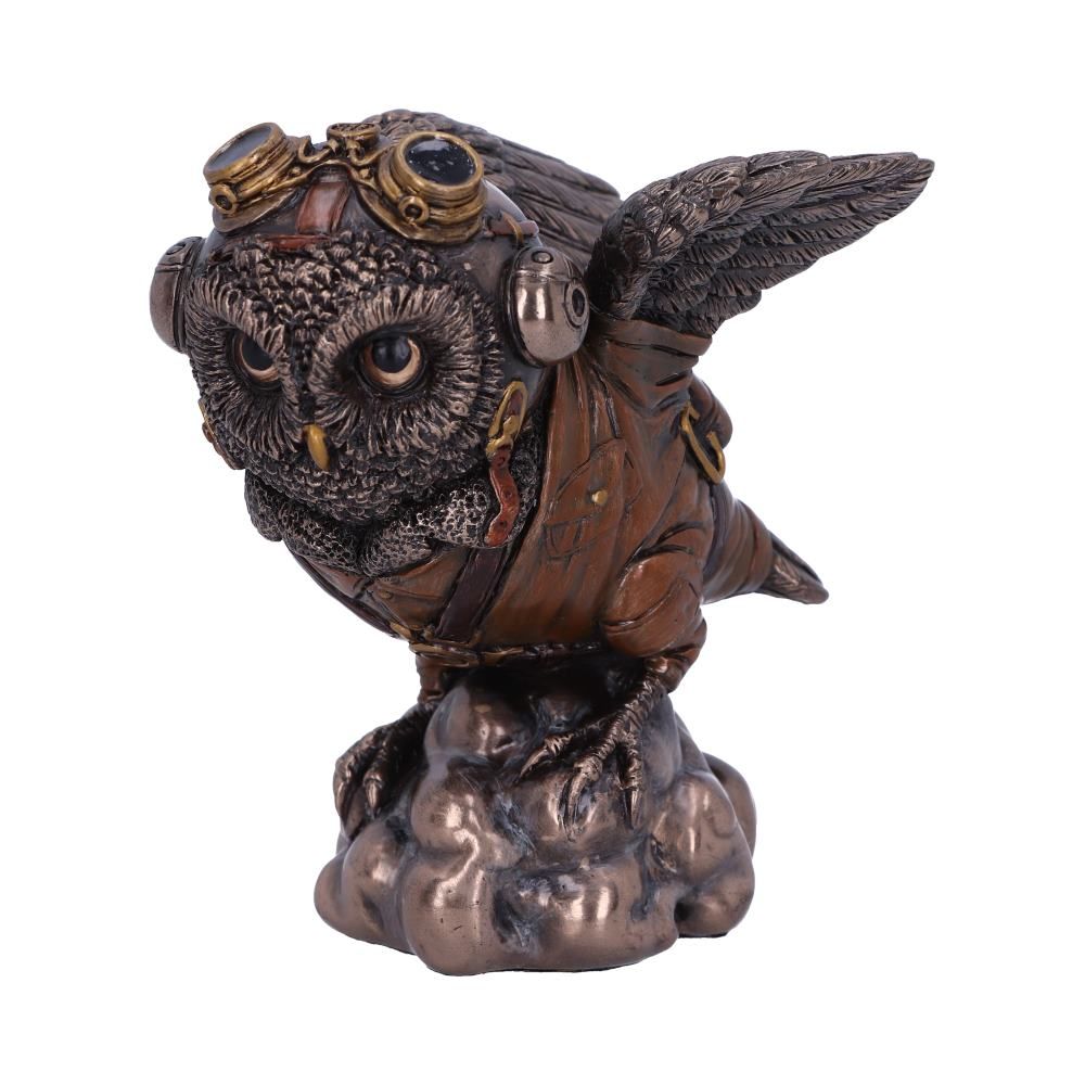 Learning to Fly 10.5cm Bronze Learning to Fly Steampunk Owl Figurine