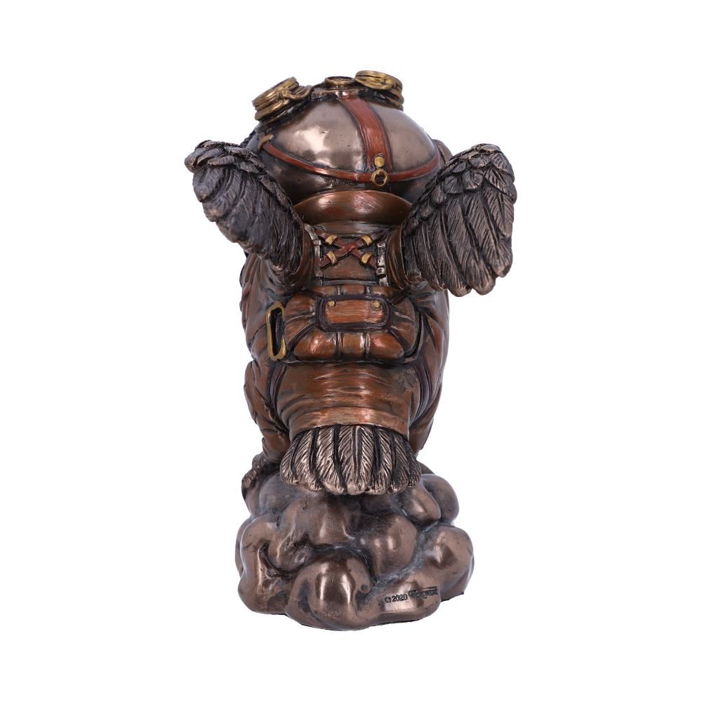 Learning to Fly 10.5cm Bronze Learning to Fly Steampunk Owl Figurine