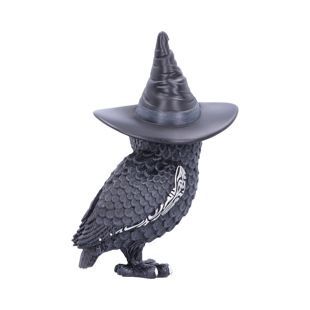 Owlocen 13.5cm Owlocen Witches Hat Occult Owl Figurine