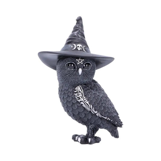 Owlocen 13.5cm Owlocen Witches Hat Occult Owl Figurine - figurine