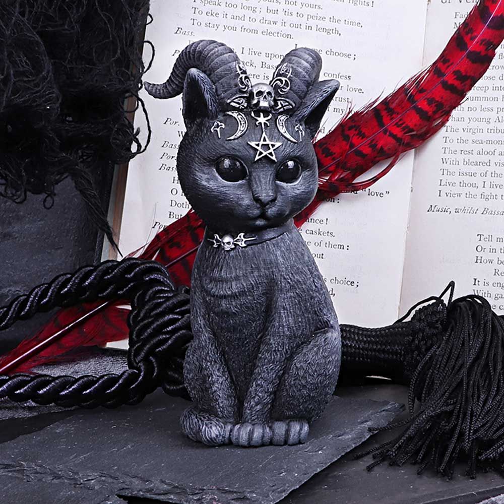 Pawzuph 11cm Pawzuph Horned Occult Cat Figurine