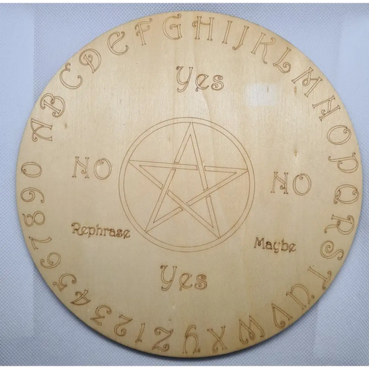 Pentagram Crystal Board Pentagram Pendulum Board - 8’’