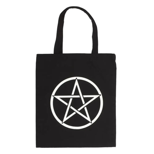 PENTAGRAM POLYCOTTON TOTE BAG - bag