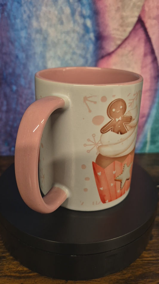 Delightful Christmas Cupcake Mug - ideal gift for yourself or a loved one for the festive season