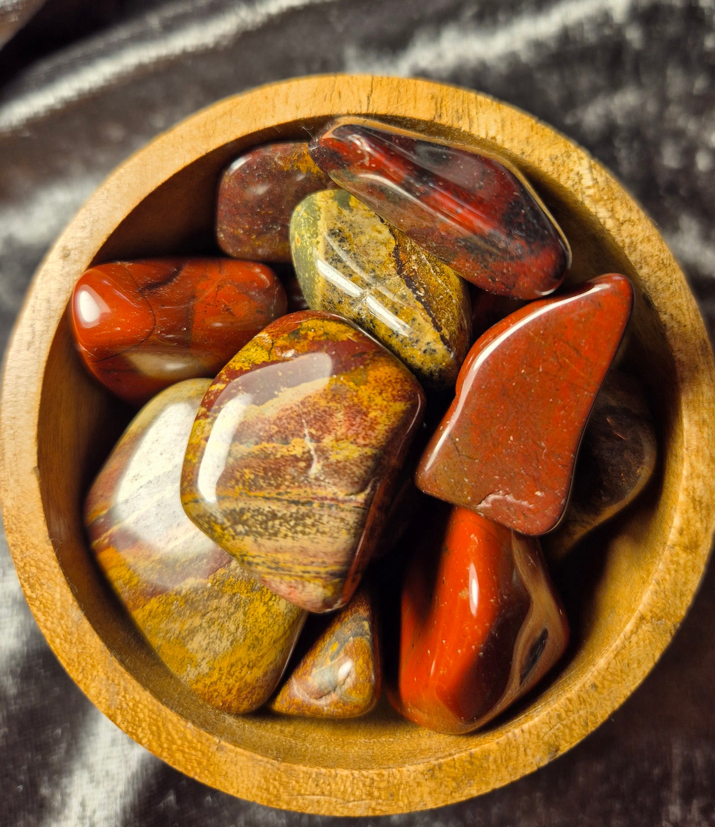 Tumble Stones  you will receive 2 Multi tiger eye,  tree agate,  rainbow jasper,  sesame jasper,  tourmaline