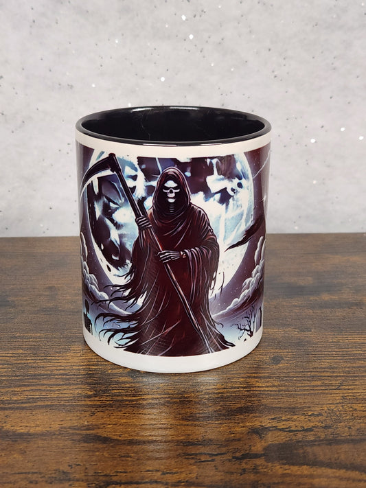 An amazing Grim Reaper mug