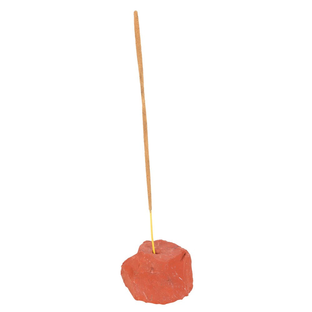 RED JASPER CRYSTAL INCENSE STICK HOLDER