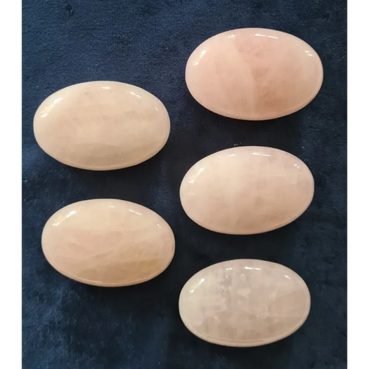 Rose Quartz Palm Stone