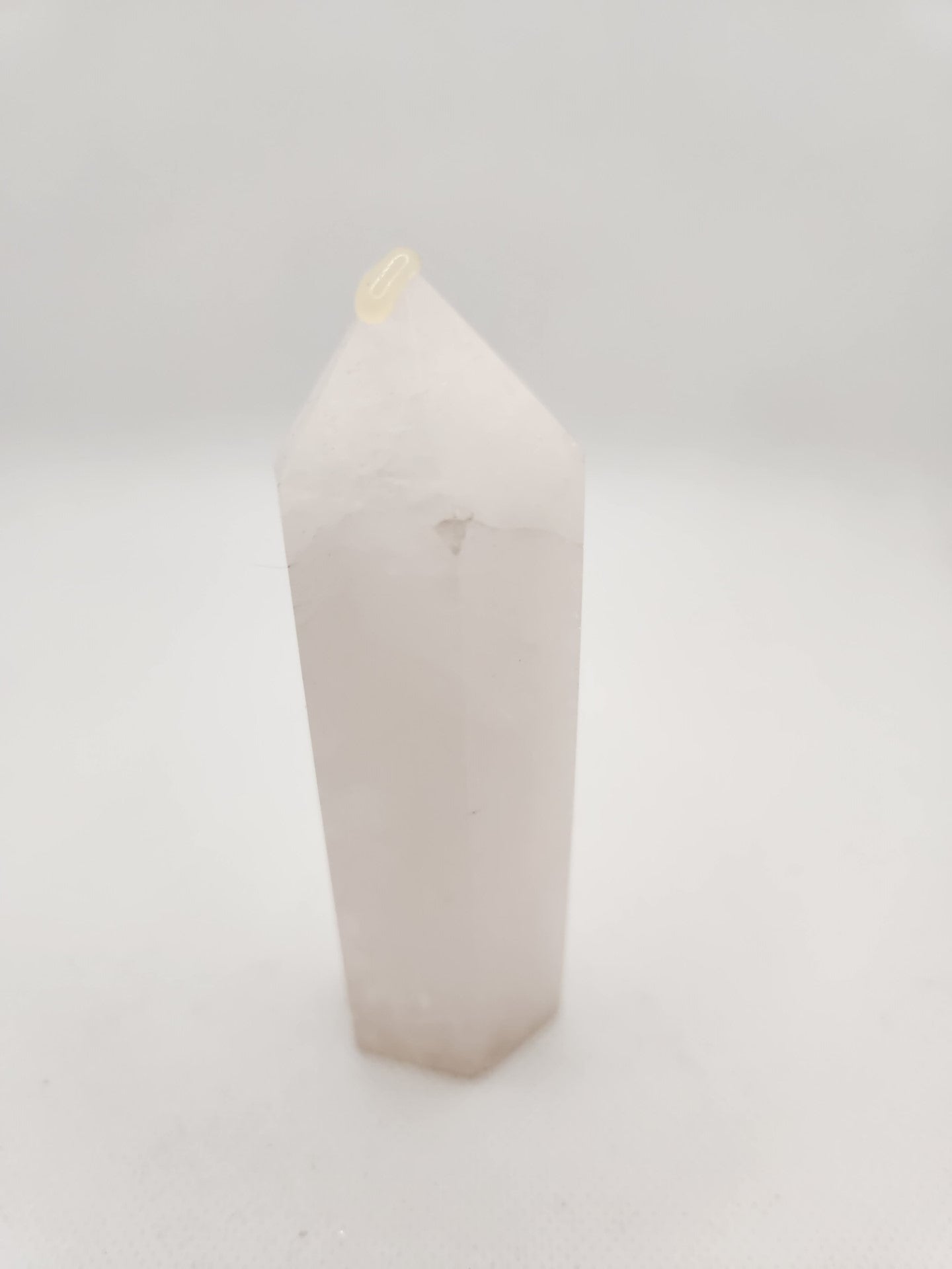 Pale Rose Quartz Crystal Tower / Point - choice of 2