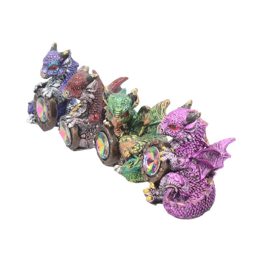 Dragon's Reward (Set of 4) 5.5cm Dragon's Reward Set of Four Dragon Figurines 5.5cm