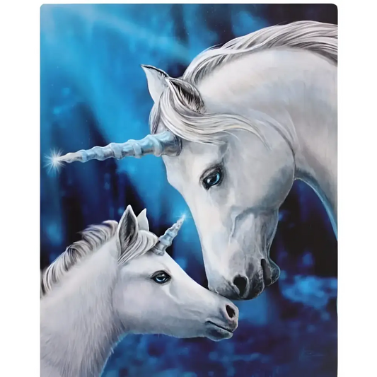 Sacred Love by Lisa Parker - 10’’ x 7.5’’ Canvas Wall Art on a wooden back-fraame