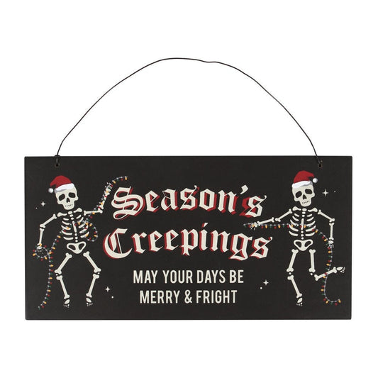 Season’s Creeping Hanging Sign