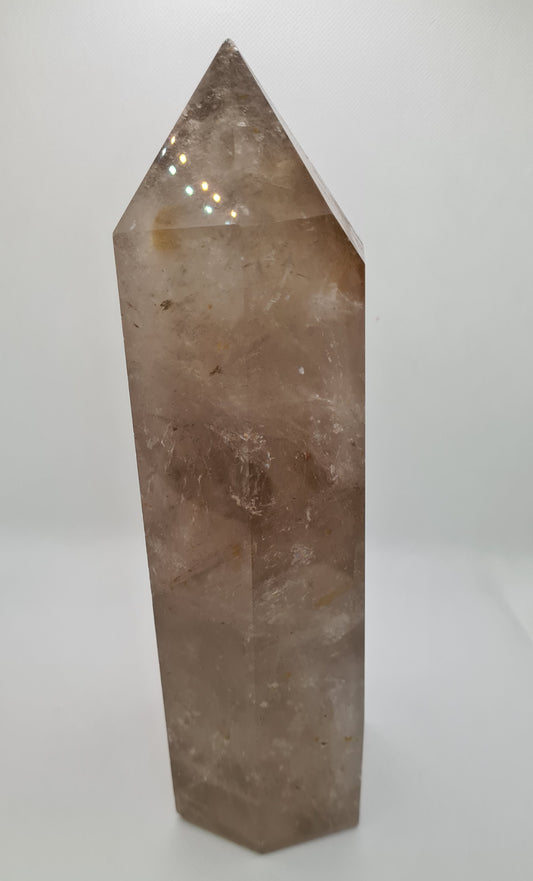 Lovely Large Smoky Quartz Crystal Tower, Large Smoky Quartz Crystal Point, Statement piece 2614 grammes