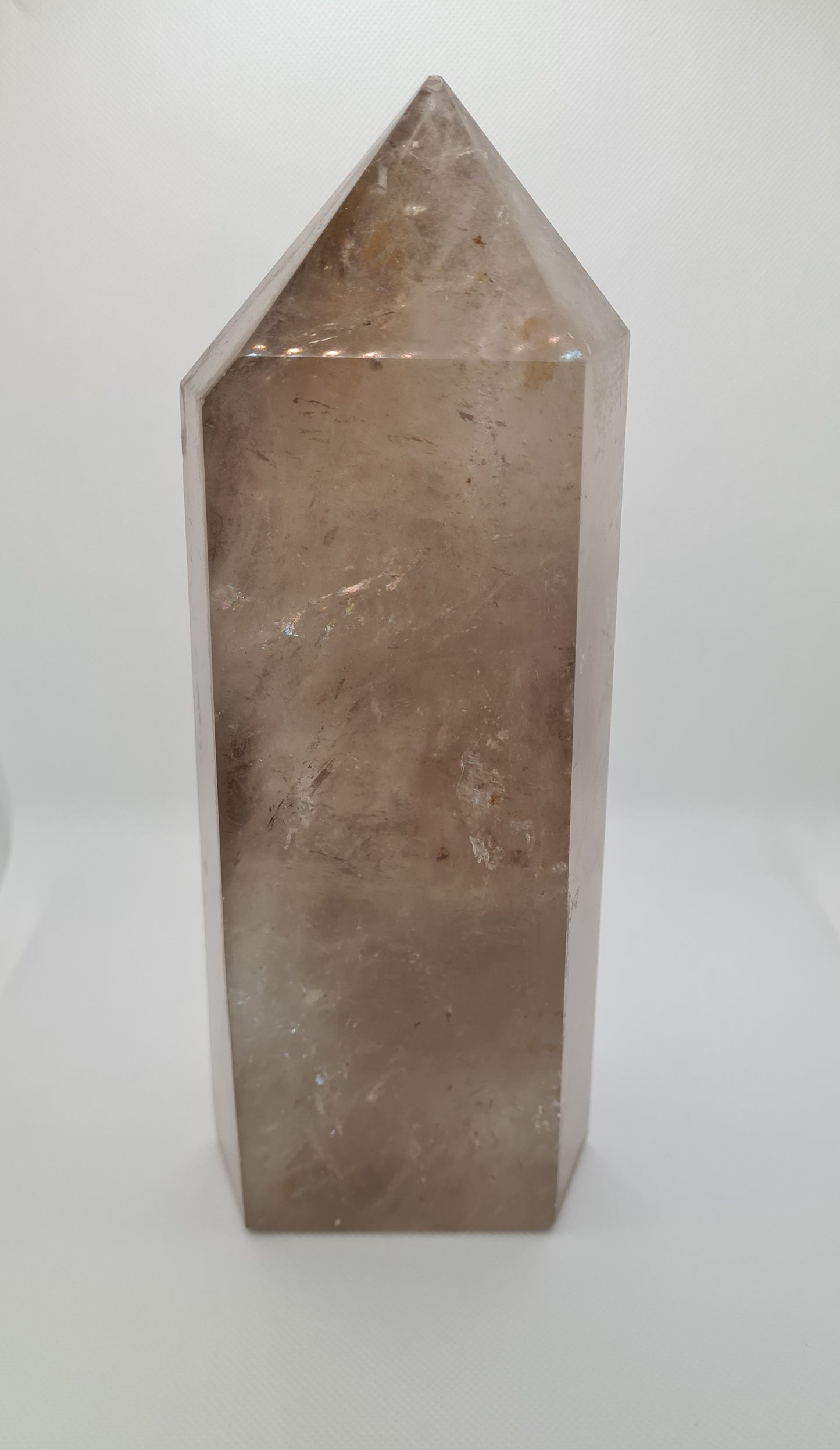 Lovely Large Smoky Quartz Crystal Tower, Large Smoky Quartz Crystal Point, Statement piece 2614 grammes