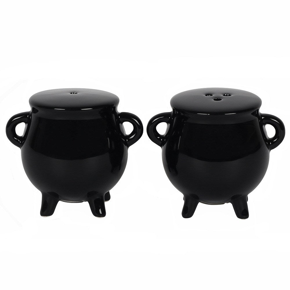 CAULDRON CRUET SET, cauldron salt and pepper