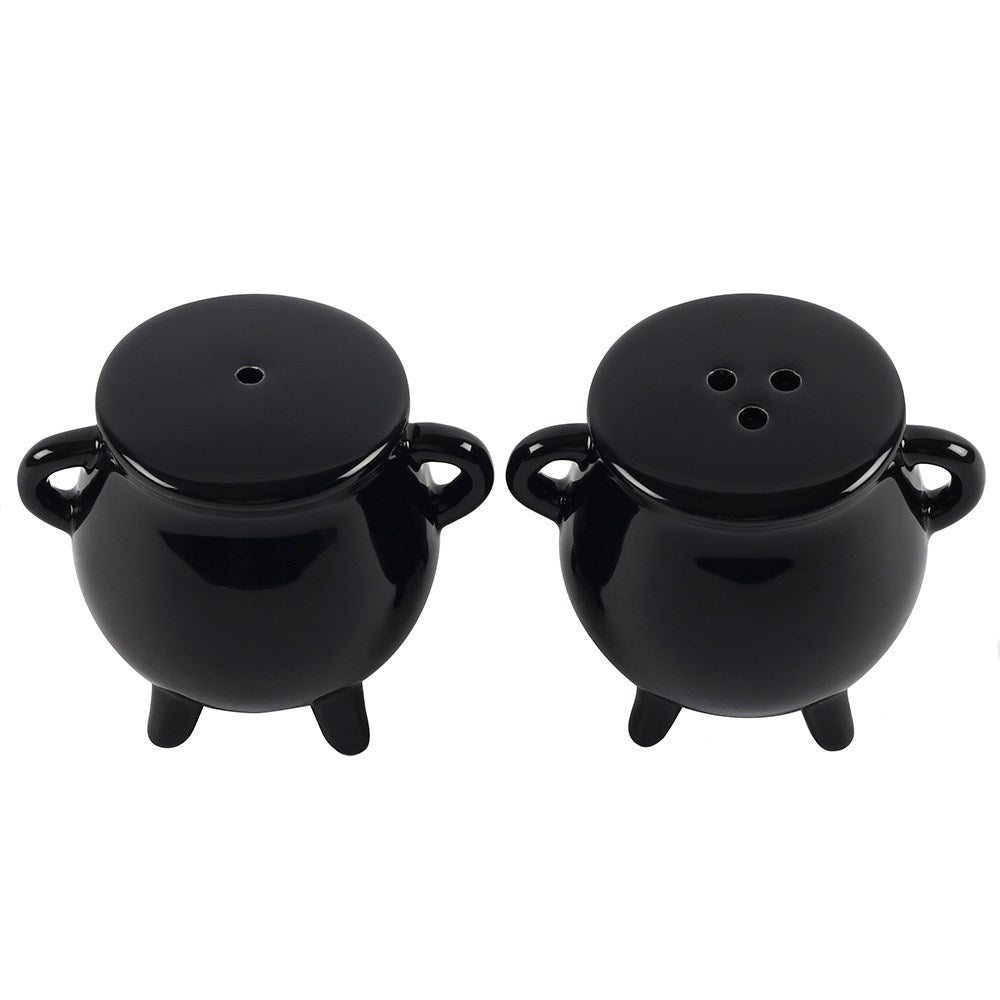 CAULDRON CRUET SET, cauldron salt and pepper