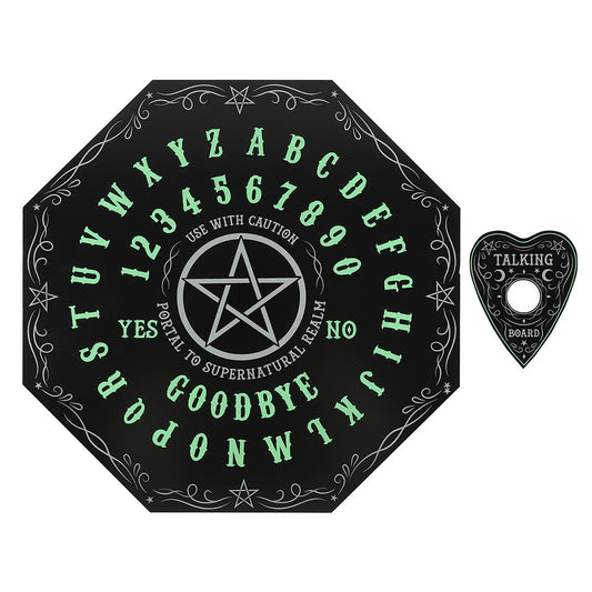 GLOW IN THE DARK OCTAGON SPIRIT BOARD