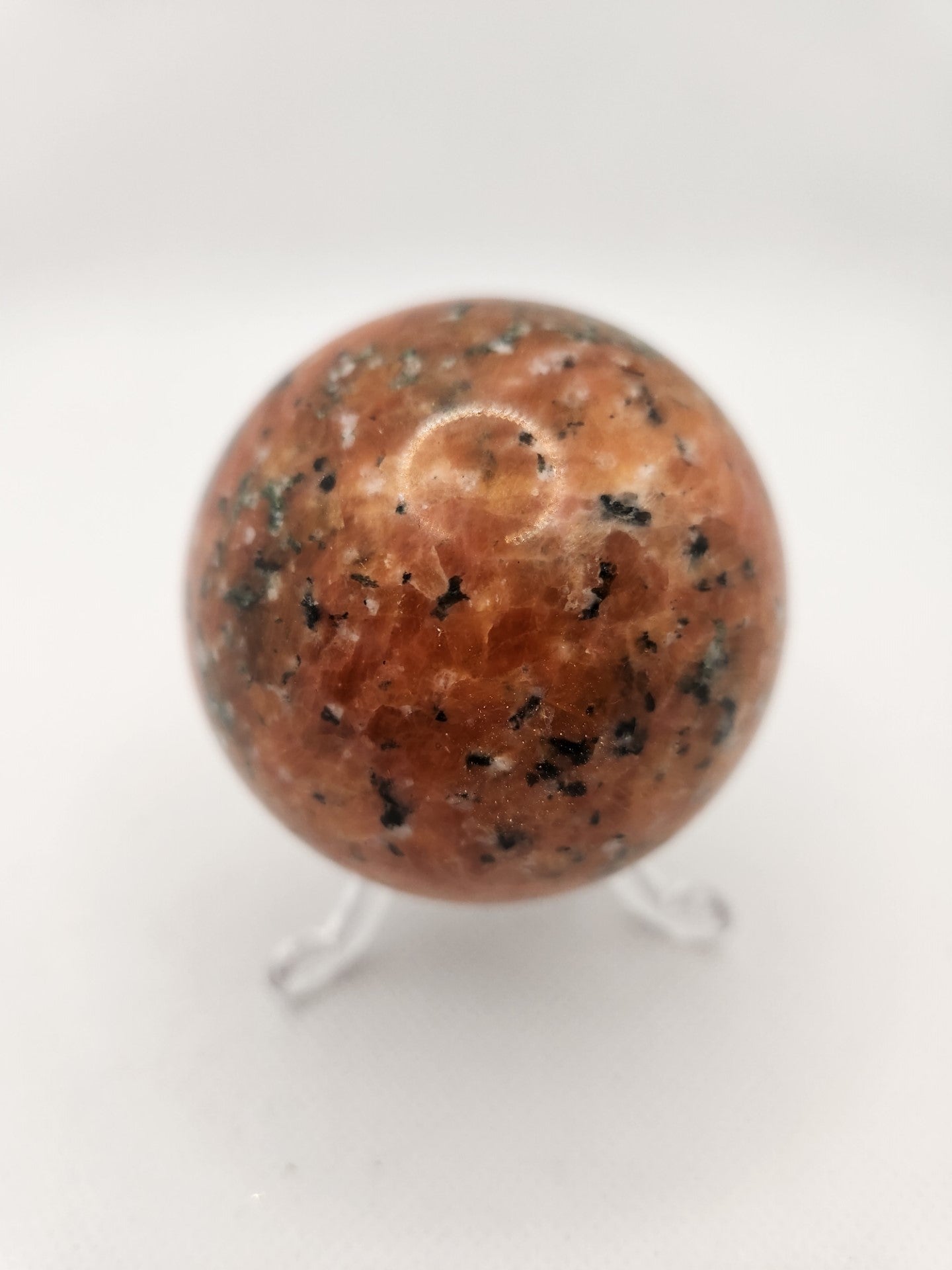 Sunstone Crystal Sphere 285g 57mm diameter