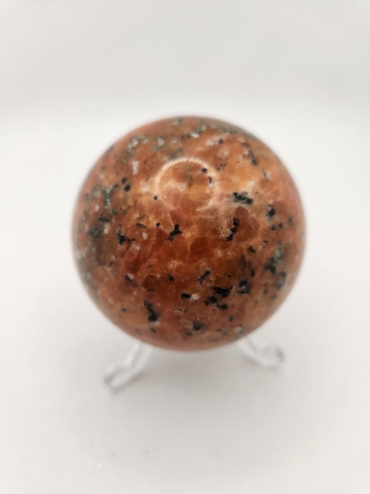 Sunstone Crystal Sphere 285g 57mm diameter