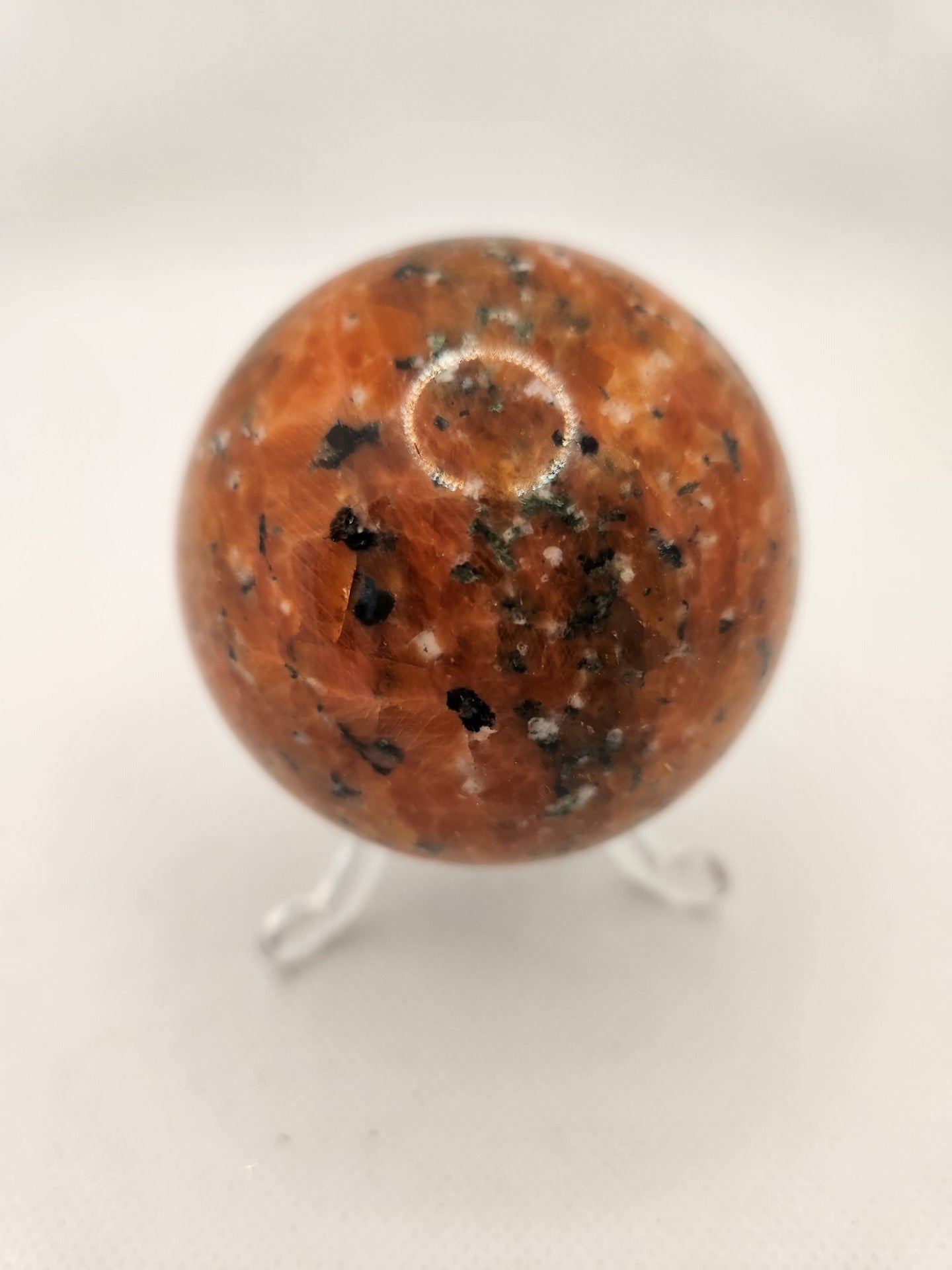 Sunstone Crystal Sphere 285g 57mm diameter