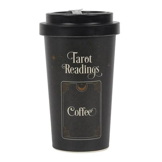 Tarot Readings Bamboo Eco Travel Mug - mug