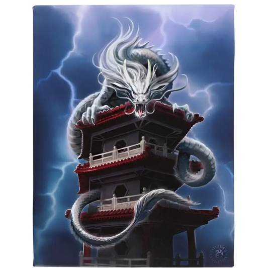 The Tower by Anne Stokes - 10’’ x 7.5’’ Canvas on a wooden back-frame