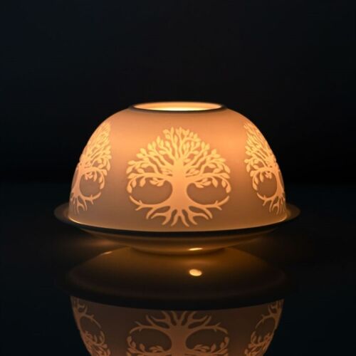 Butterfly Dome Tealight Holder, Tree of Life Dome Tealight Holder