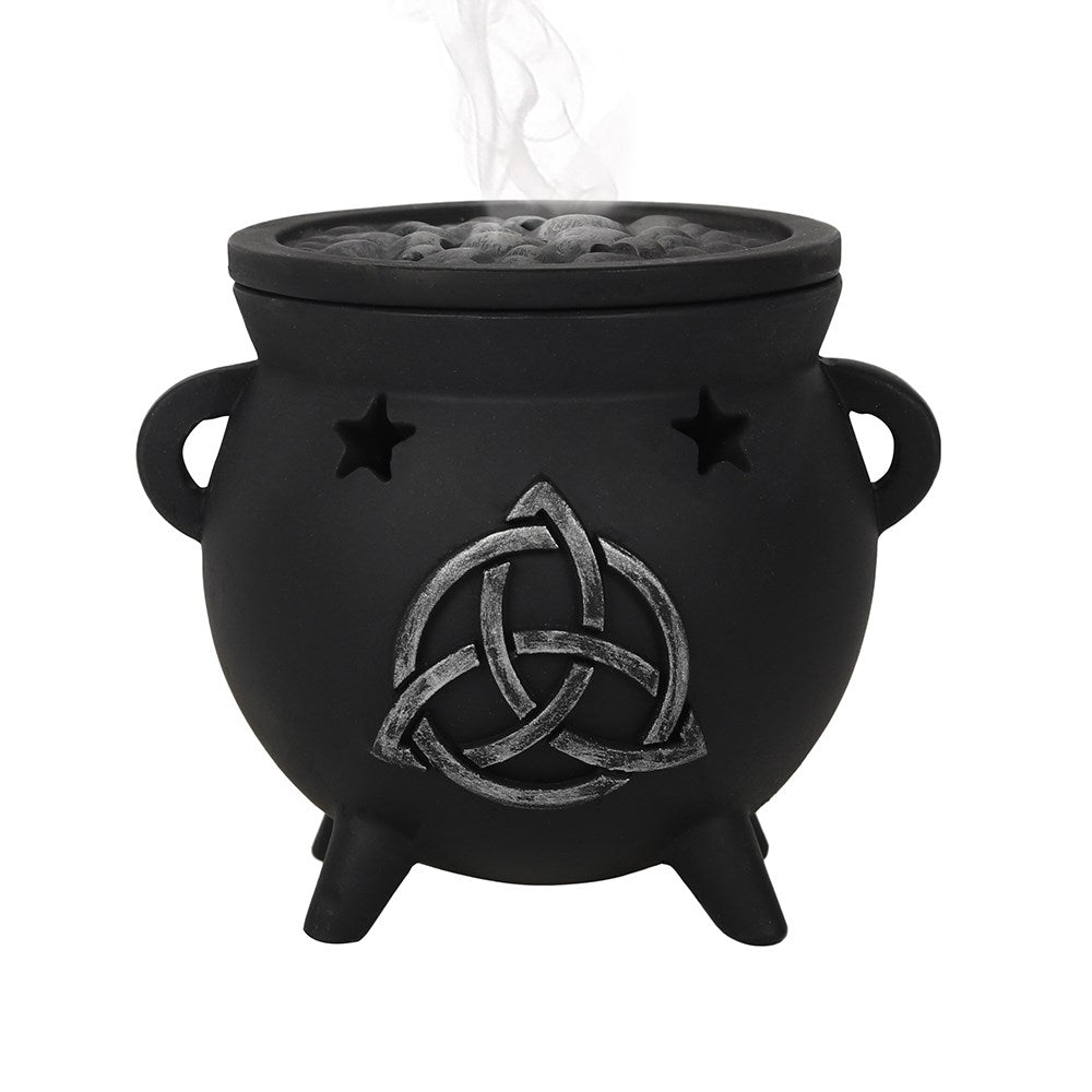 TRIQUETRA CAULDRON INCENSE CONE HOLDER