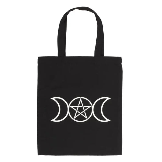 TRIPLE MOON POLYCOTTON TOTE BAG - bag