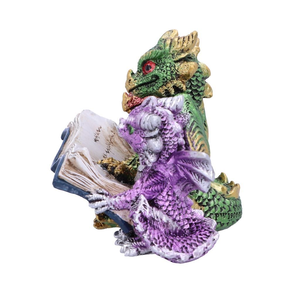 Tales of Fire 11.5cm Tales of Fire Reading Book Dragon Figurine