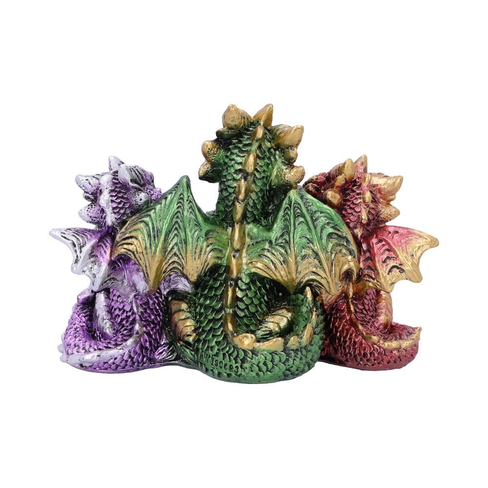 Tales of Fire 11.5cm Tales of Fire Reading Book Dragon Figurine