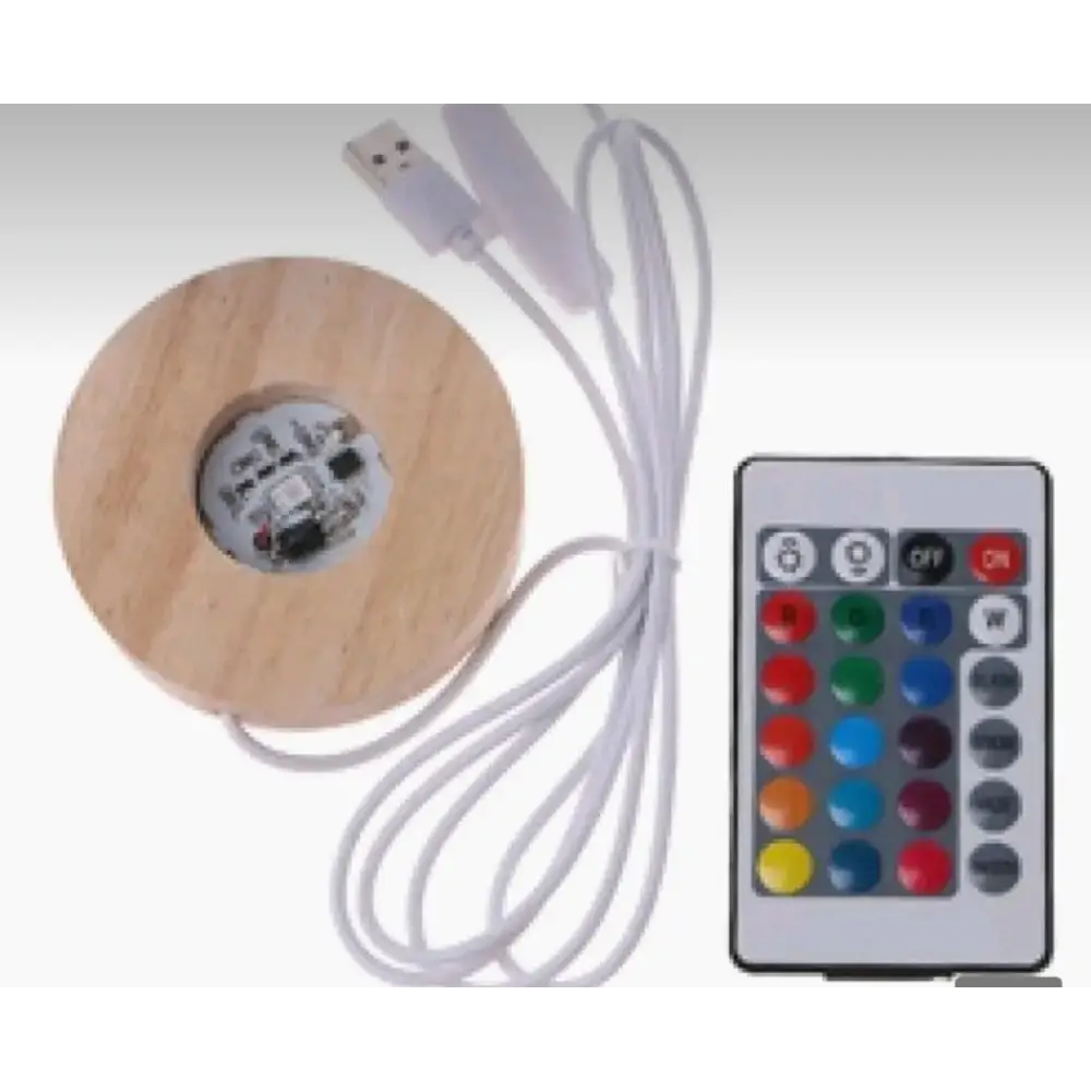 Wood LED Sphere Stand 6ch 8cm,10cm Colour LED stand