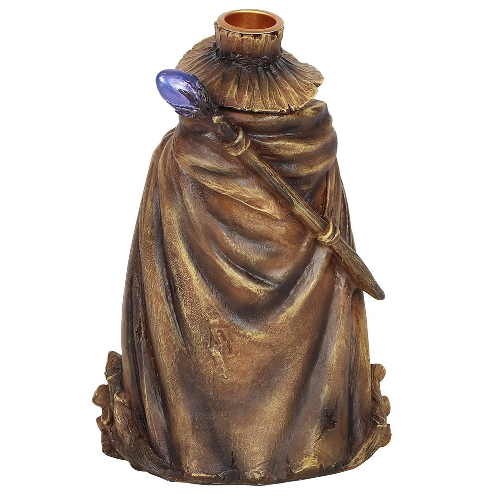 WIZARD BACKFLOW INCENSE BURNER WITH LIGHT