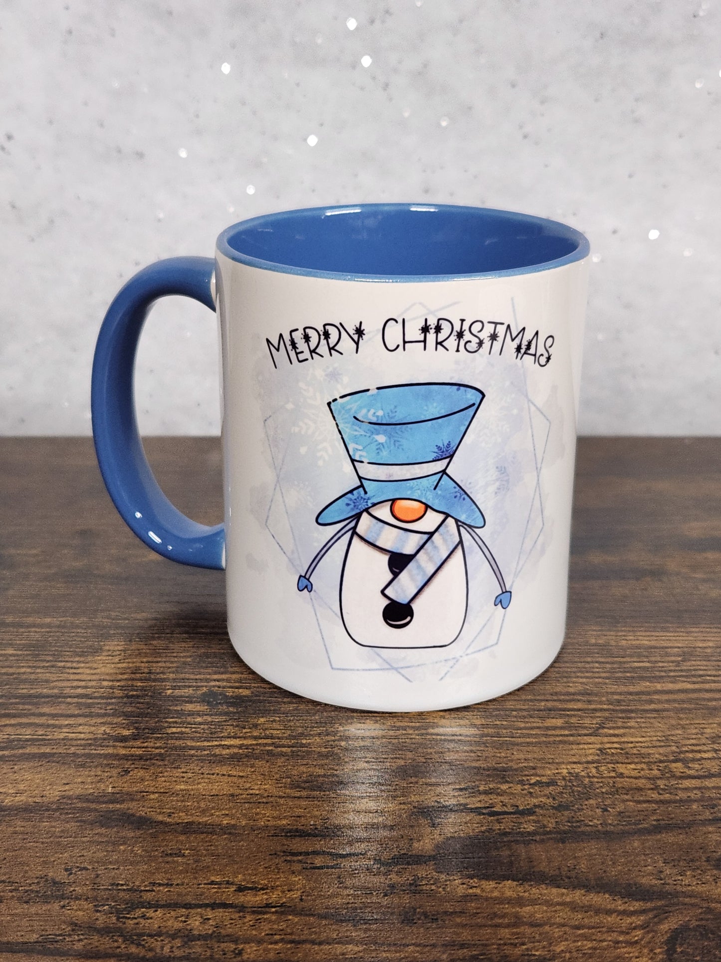 A cute Christmas Teddy Bear/Snowman Mug