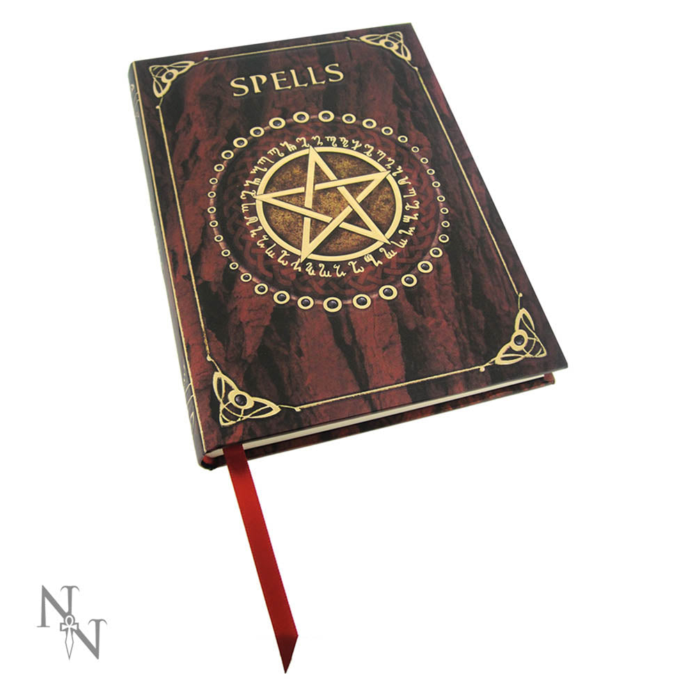 Embossed Spell Book Red 17cm