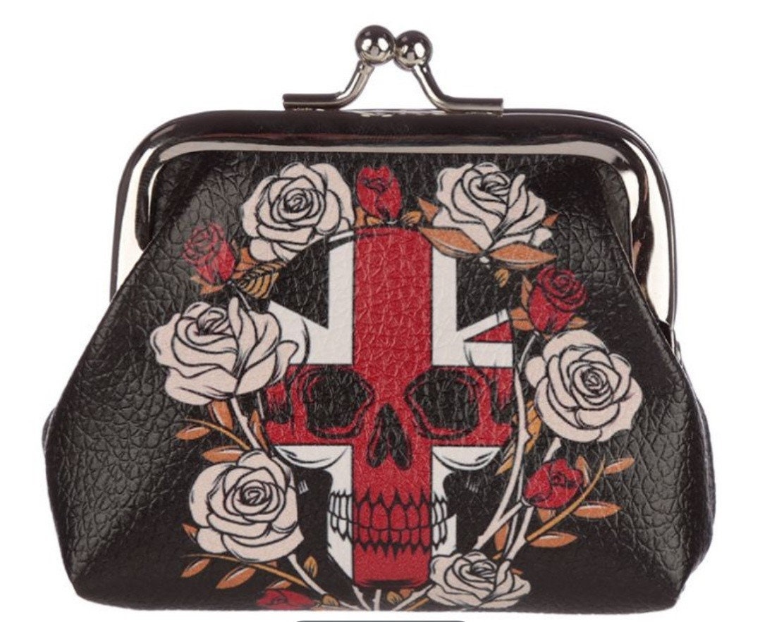 Skulls and Roses Tic Tac Purse