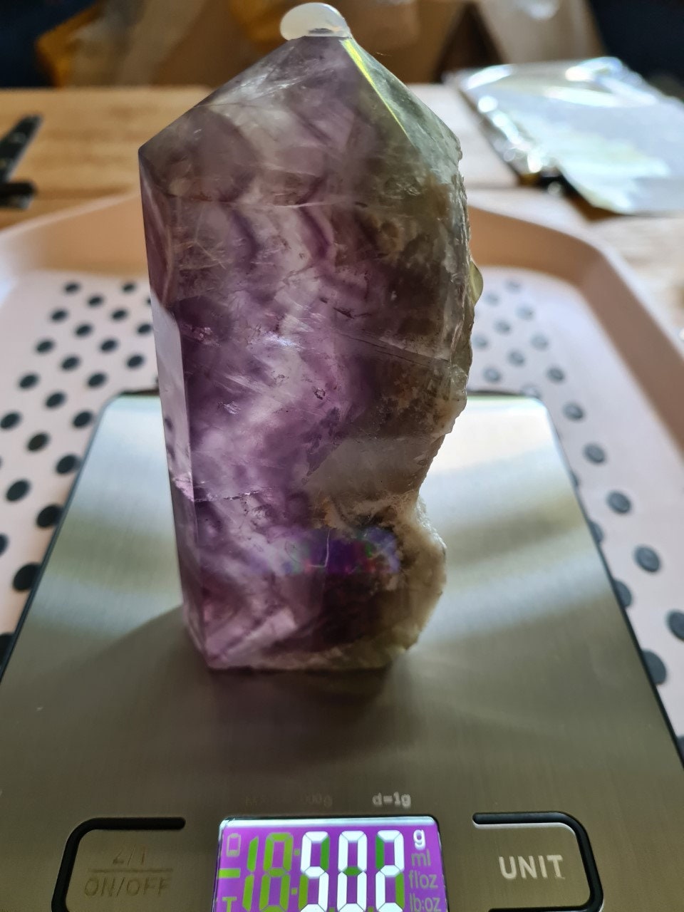 Purple Fluorite Tower